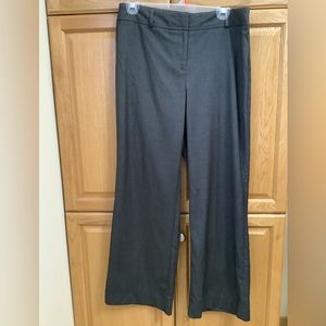 🍉La chateau dress pants, wide leg, belt loops, EUC, 6, grey, minimalist